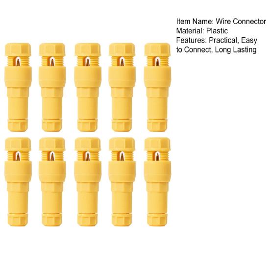 1/10Pcs Low Voltage Wire Connectors Waterproof Easy Installation Outdoor Wire Connectors Landscape Lighting Accessories