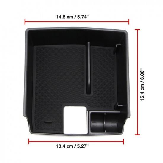 Armrest Storage Box for Toyota Corolla E210 + Central Console Tray with Mat