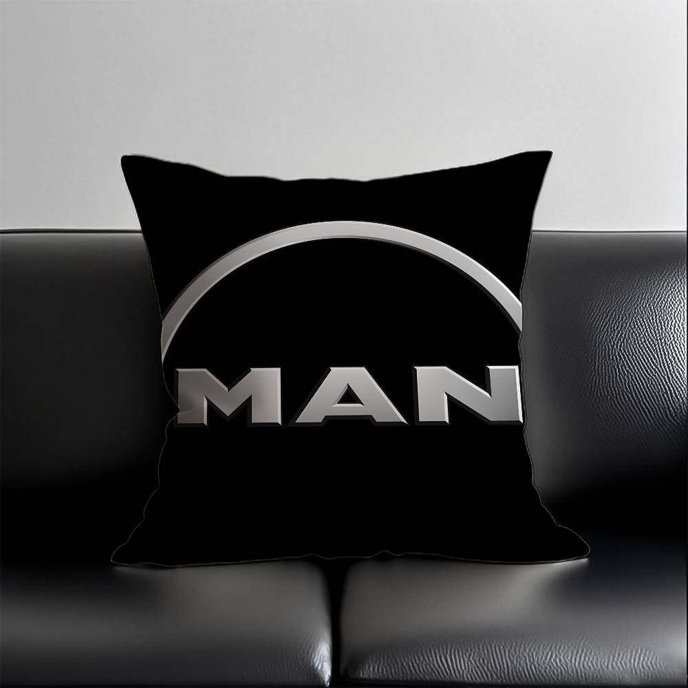 M-Mans Truck Pillow Case Skin-Friendly And Comfortable Fabric Pillowcase Lnvisible Lilky Zipper