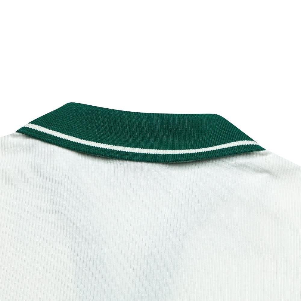 Fila Original Classic Comfortable Trendy Fashion Short Sleeve Polo Shirt Women Tops Cloud-Mushroom-White F11W539109FWT