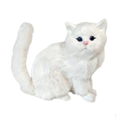 Figurka kota Pluszowa zabawka do dekoracji biura i kolekcjonowania