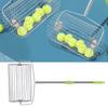 Tennis   Collector Roller Quick Rolling Picker Stainless Steel Multifunction Fruit Collector Garden Tool