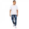 Mens Cotton Splat Skinny Jeans