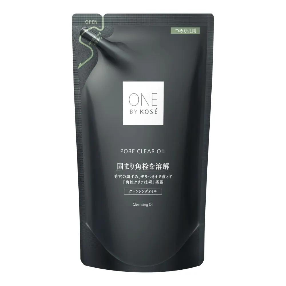 

One by Kose Pore Clear Cleansing Oil 160ml Refill Blackhead Makeup Remover 3-Piece Set