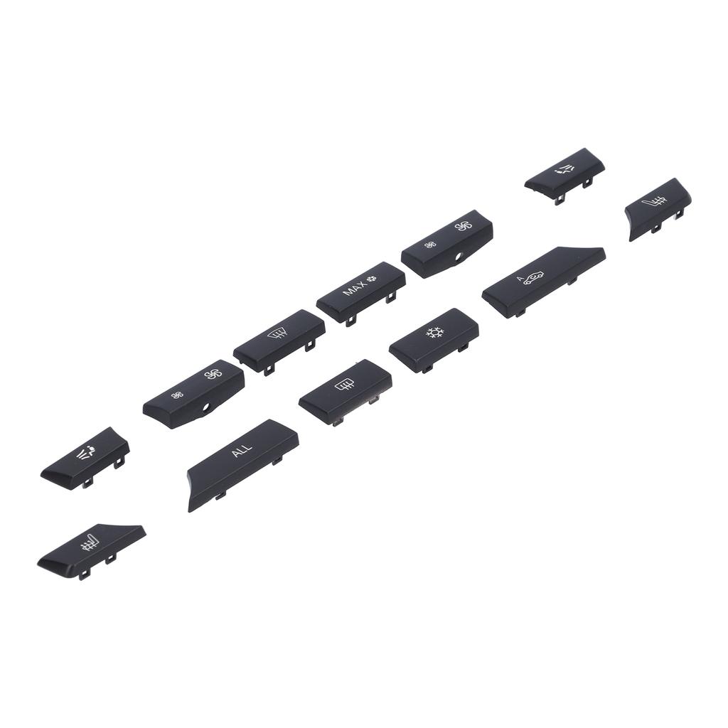 12pcs A C Heater Button Key Cap Switch Cover Repair Kit 61319313923 Replacement for 5 6Series