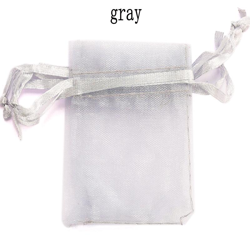 100pcs/lot Organza Bag 5*7cm,7*9cm,9x12cm Christmas Wedding Drawstring Bag Candy Bags Gift Pouches Jewelry Packaging Display