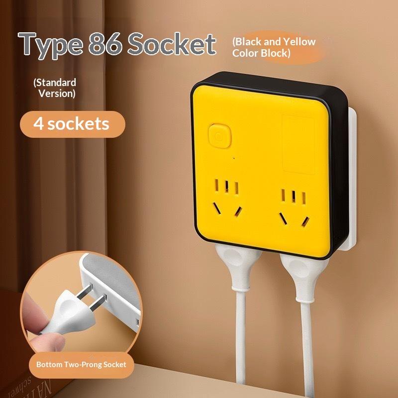 25W Fast Charge Wall Power Socket Stable Output USB C USB A Multi Port Outlet for Office Travel Dorm
