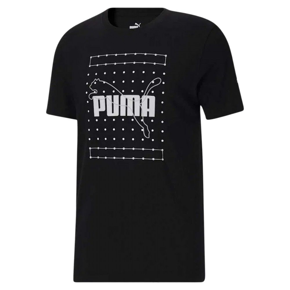 PUMA Graphic T Shirt Men s Black 846984-01 L/187