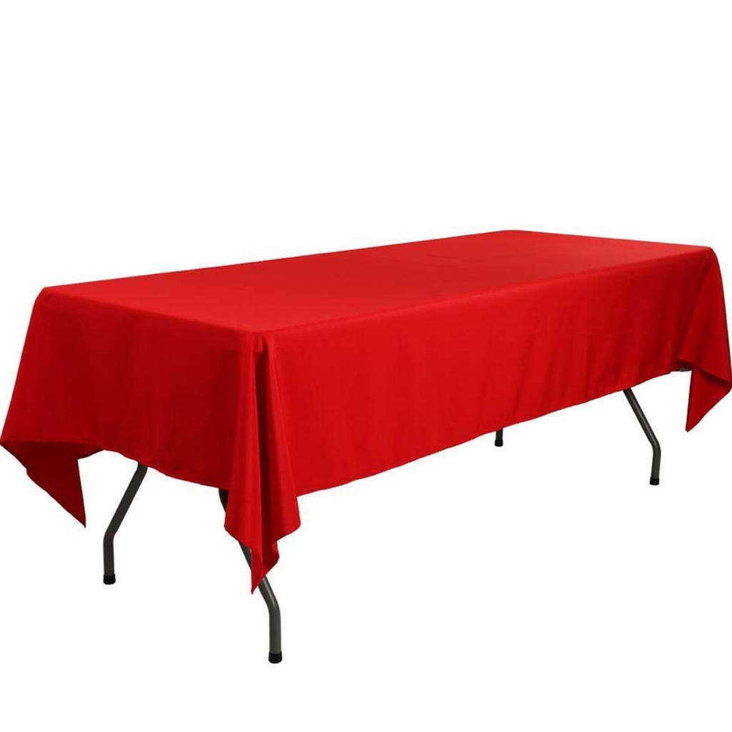 Einfarbige Konferenztisch-Tischdecke Hotel Ausstellung Business-Event Stand-Tischdecke Hochzeit Verlobung Festlich Rechteckige Tischdecke