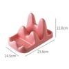 Multifunctional Pot Lid And Spatula Holder - Plastic Tiered Shelf Multipurpose Countertop Organizer For Kitchen Storage