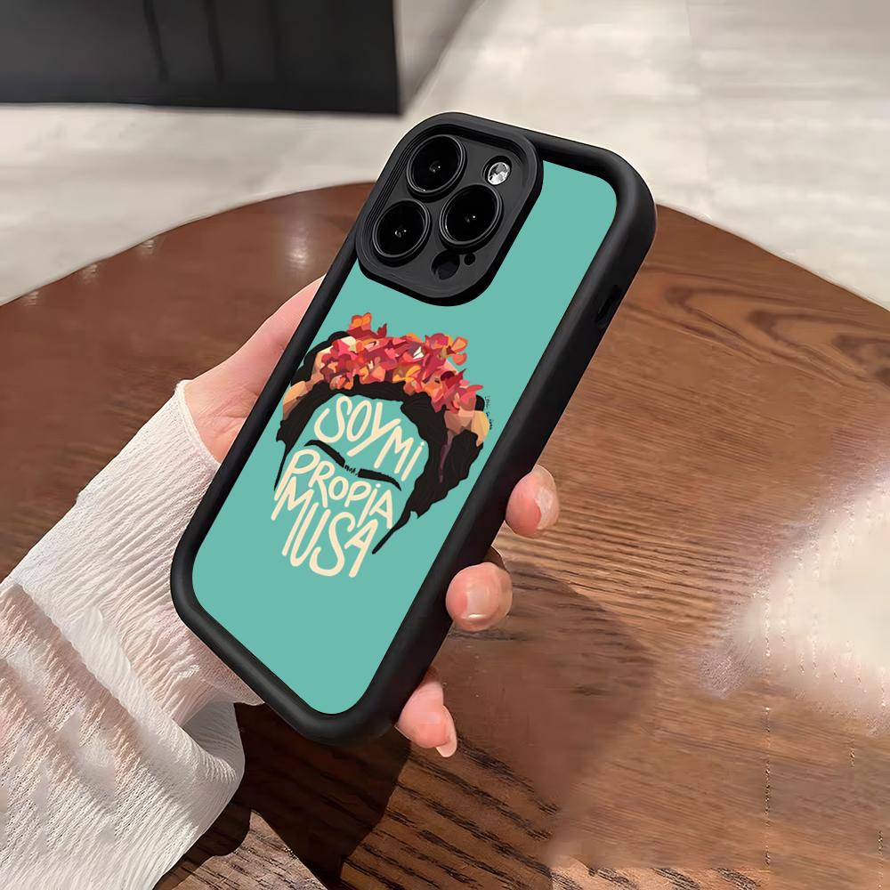 Fashion F-Frida Kahlo Phone Case For IPhone 17 Pro Max 15 Pro 16 14 Plus 12 13 Mini 11 Pro Shockproof Soft Cover