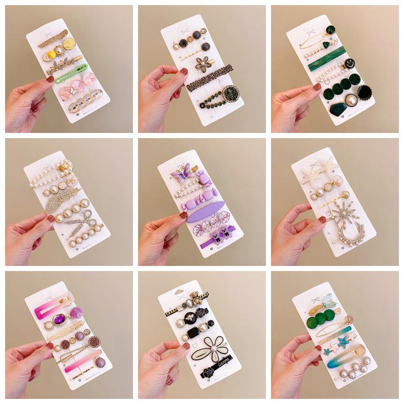 2022 Winter Korean Style Metal Hair Clip for Girls - Trendy Bangs Hairpin and Side Clip Hair Accessories