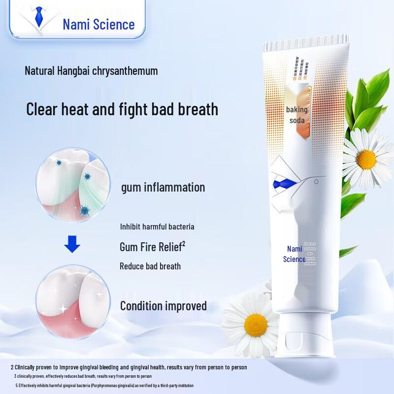 Namei Baking Soda Fluoride Toothpaste for Gum Health