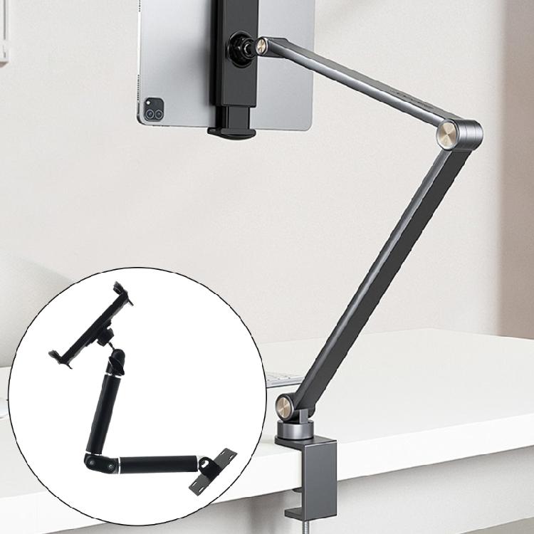 Flexible Wall Mounted Tablet Support, Aluminum Alloy Structure for Wide Ranges of Tablets from 4 to 13 Inches