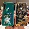 For Xiaomi Redmi Note 8 Case Vintage Dragon Luxury Flower Soft Silicone TPU Cover For Redmi Note8 Note 8T Phone Cases Shockproof