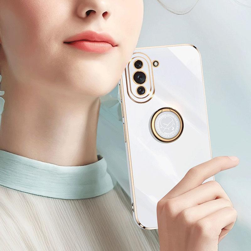 XINLI For Huawei Nova 10 4G Phone Case with Kickstand,Electroplating TPU Back Protector Cover