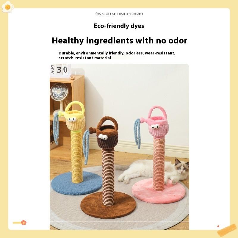 New Natural Sisal Cat Climbing Frame Water Bottle Cat Tree Protect Sofa Toy for Kittens and S