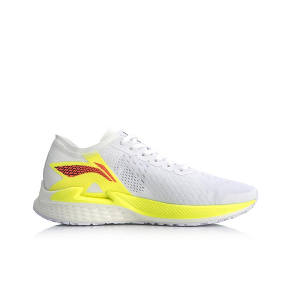Li Ning Chasing Wind Comfortable Durable Low-Top Running Shoes Men sneaker White ARBQ007-4