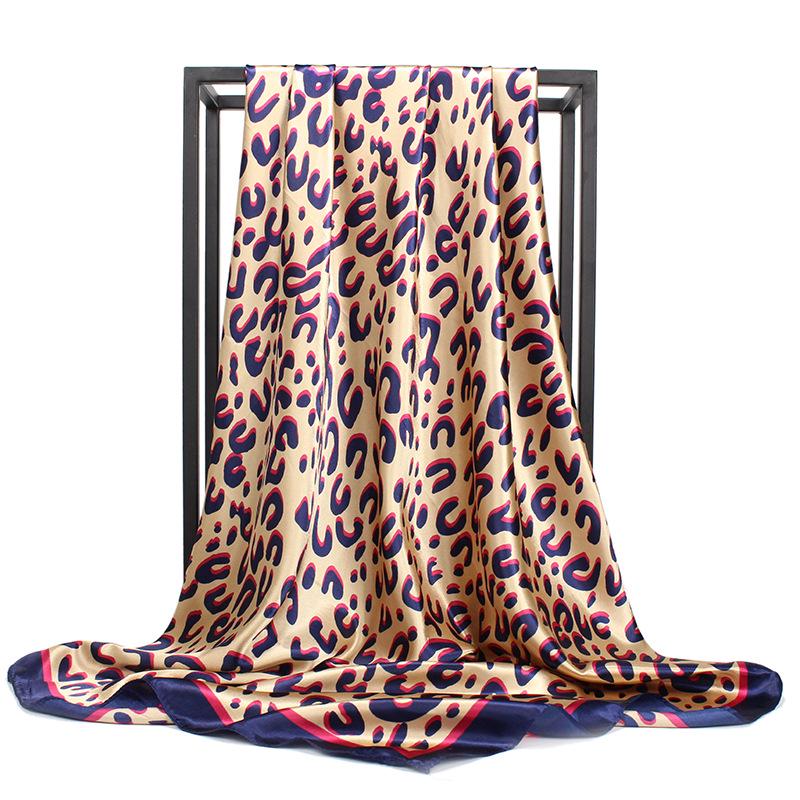 Vysoce kvalitní luxusní hedvábné šátky čelenka Šály Šála na krk pro ženy Řetízek Hedvábný šátek Dámská ozdobná šála