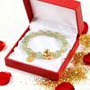 Lucky Red Bead Horse Bracelet for Women Exquisite Chinese Style Blessing Pendant Bracelets New Year Good Luck Wealth Jewelry
