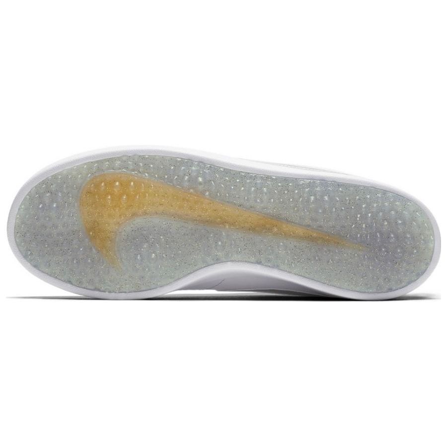 Nike Course Classic Leather Comfortable Daily Shock Absorption Slip Resistant Durable Low Top Golf Shoes Men sneaker White Gray 905233-102