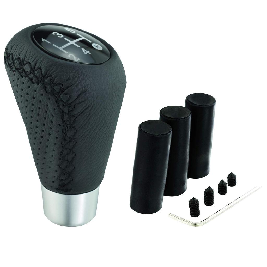 Abfer Shift Knob 5-Speed Car Gearstick Lever Handle Shifter Auto Manual Vehicle Universal Car Accessories Interior (Black)