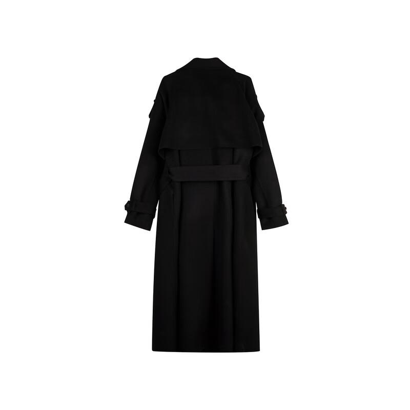 LESS Women's 2023 Winter Merino Wool Long Coat