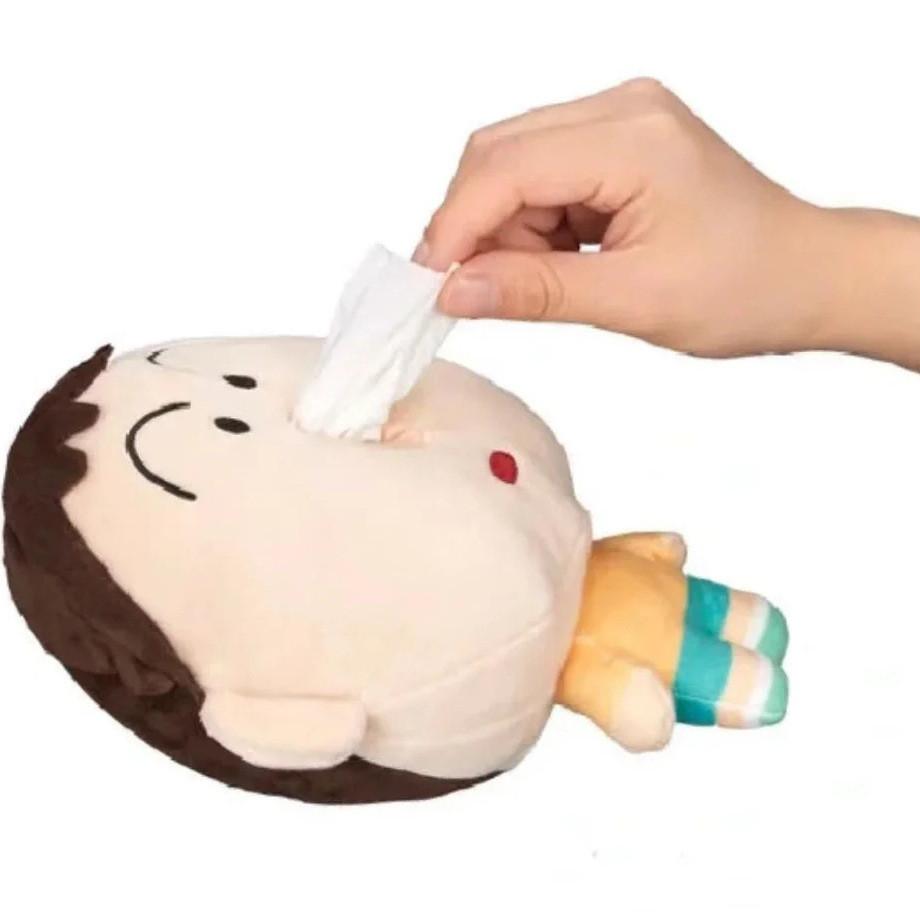 A-Dai Linkage Crayon Shin-Chan Plush Toy Little A-Dai Sniffing Tissue Box Car Doll Pendant