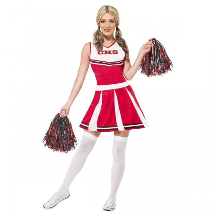 Smiffys Womens/Ladies Cheerleader Costume