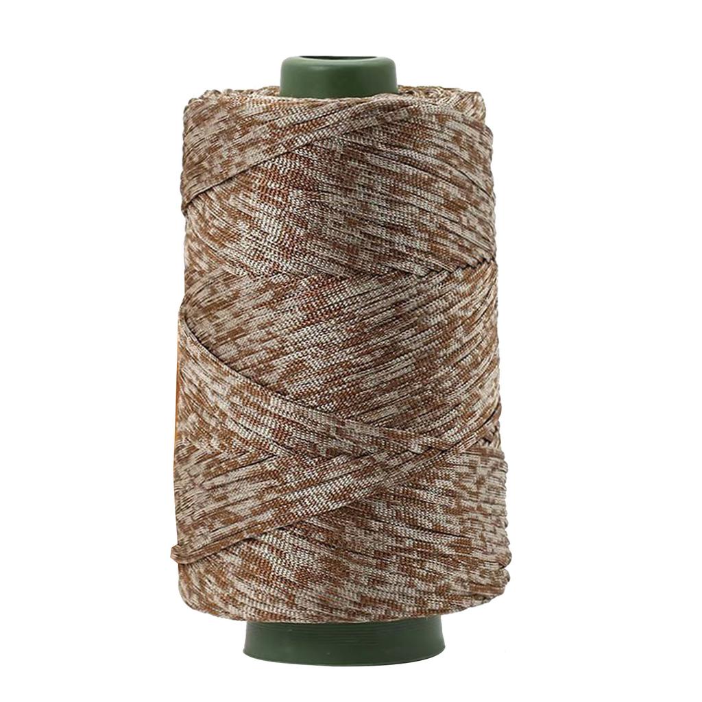 Colored Weaving Thread 2mm Thickness Cotton Linen Braiding Rope For Handmade Handbag Hat Shoe Knitting Weaving Craft
