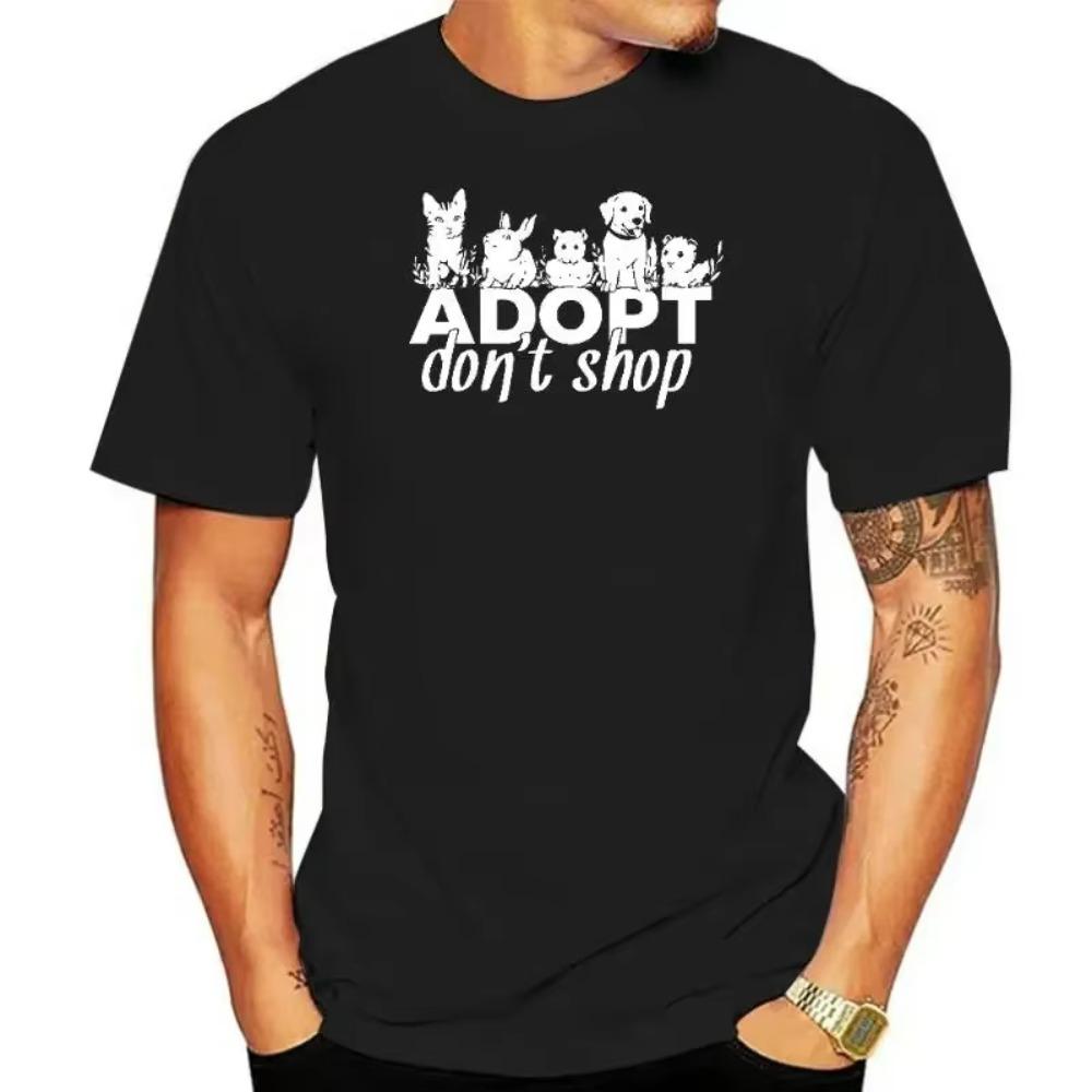 Adopt Dont Shop Short-Sleeve Unisex T-Shirt men t shirt