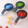 3Pcs/Set Kitchen Funnel 3Size Plastics Folding Funnel Kit Liquid Dispenser Powder Liquid Wide Mouth Jam Funnel Kitchen Tools