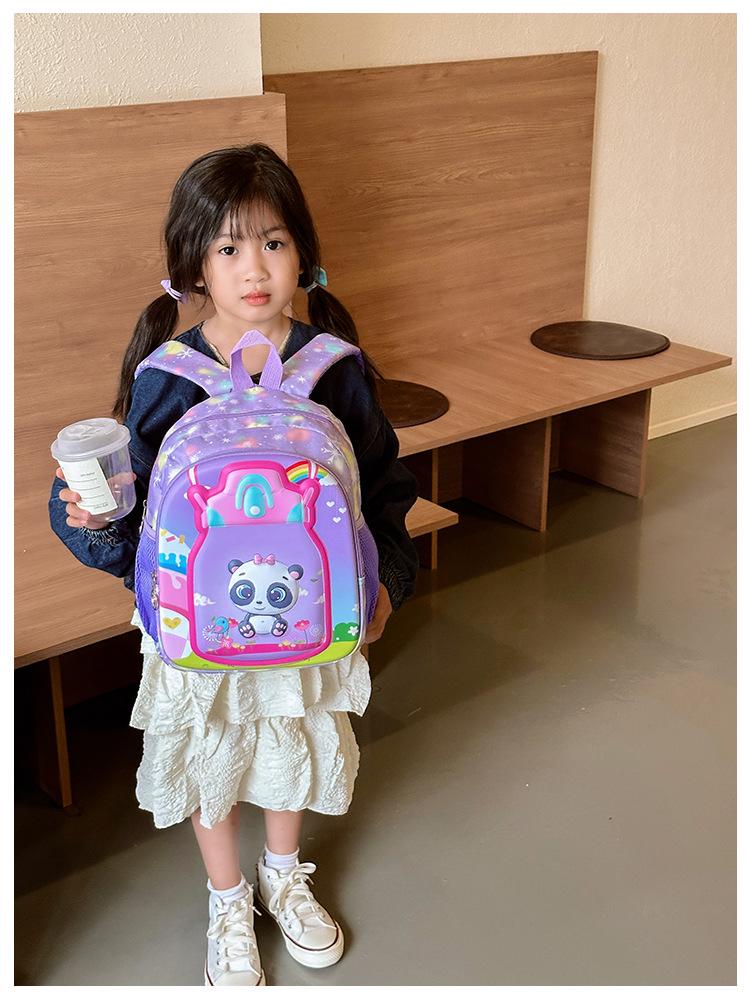 2025 Cartoon Kids' Backpack for Kindergarten & Elementary - Large Schoolbag for Boys & Girls