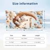 Teddy Bear Theme Beach Towel Personalized Custom Name & Text Soft Quick Dry Beach Towel for Swimming Travel