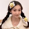 3D Cartoon Honeybee Side Pin Hair Clip Girl Hair Style Tool Antislip Hair Decors