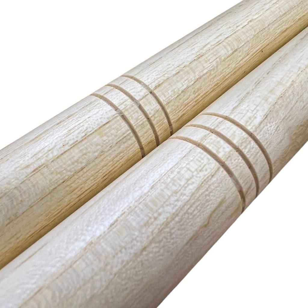 AiO JAPAN Set of 2 Taiko Drumsticks for Flat Heads, Perfect for Festivals, Japanese Drums, and Events