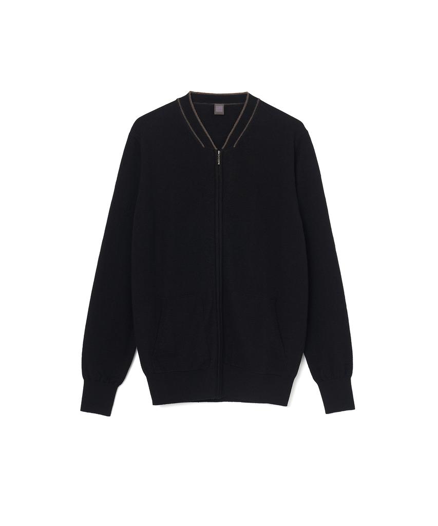 Iolo Bomber Line Zip-Up_Black