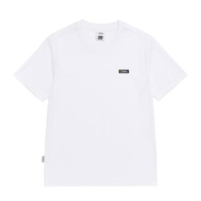 NATIONALGEOGRAPHIC N265Uts910 Neod Small Logo Short Sleeve T-Shirt White 2