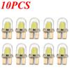 10 vnt. T10 W5W lemputė LED Automobilio numerio lentelės lempa COB T10 LED Canbus gabaritinis žibintas LED parkavimo lemputė Automobilio salono skaitymo lemputė