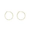 Summer new fashionable large circle earrings, mosquito coil disc, no ear piercings, simple atmosphere commuting, high-end earrings, earrings.