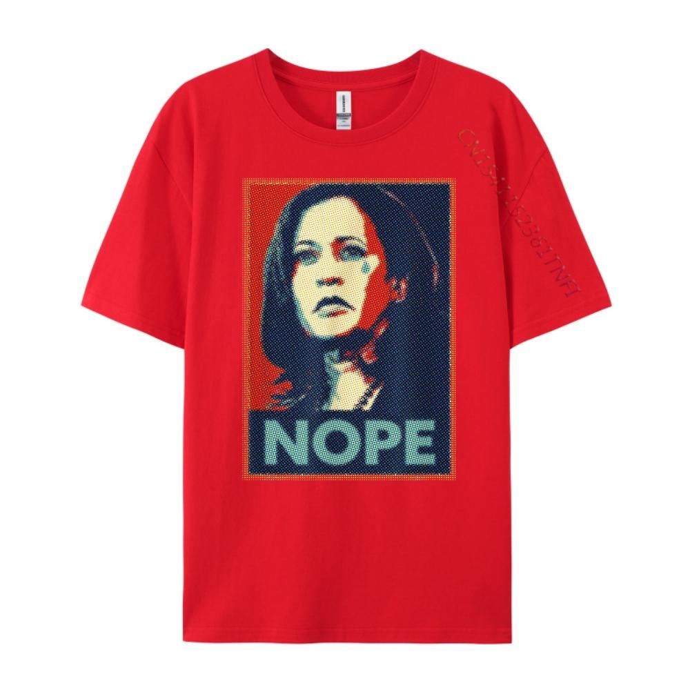 Artbitzkamala Nope Funny Political Election Designer T Shirt Streetwear Harajuku