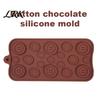 Kitchen Baking Accessories 19-Hole Silicone Button Molds, Three Sizes DIY Cake Decorating Tray, Chocolate Frosting Molds Flexible Easy Release Gadgets