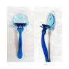 Modern Plastic Super Suction Cup Razor Organizer Holder For Bathroom Wall Storage