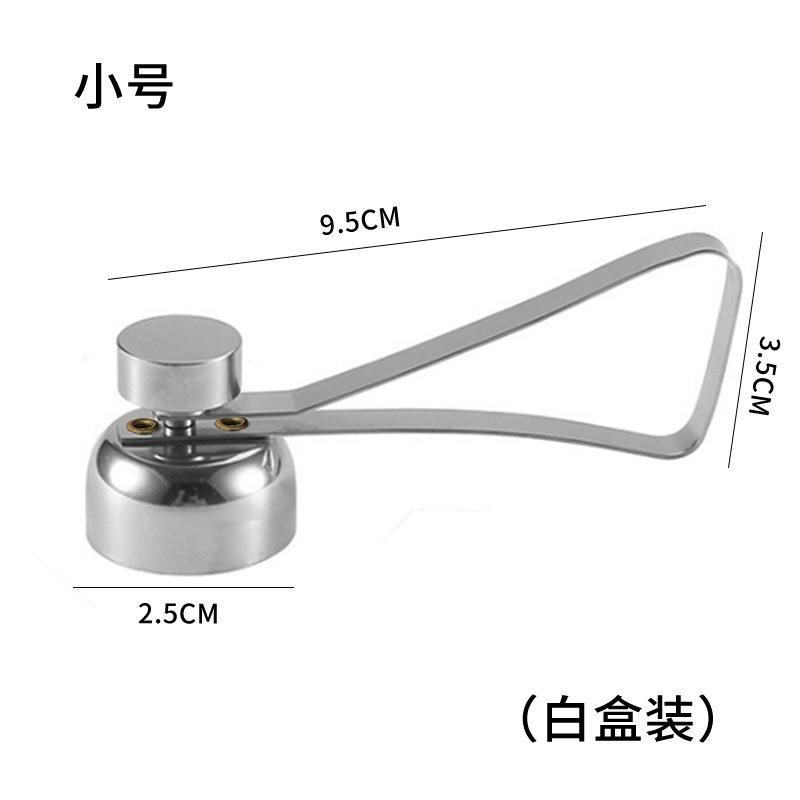 Kreativní nůžky na vejce Kovový kráječ na vařená vejce 304 Nerezová ocel Otvírák na vaječné skořápky Kuchyňské pomůcky Příslušenství