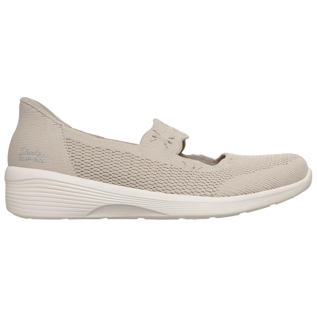 Skechers Arya - Satoru Gleam Comfortable Versatile Mary Jane Shoes Women Shoes Beige 159405-NAT
