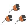 3pcs Archery Finger Tabs Thickened Double Layer PU Leather Archery Finger Guard Fingers Protector