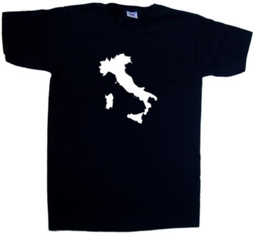 Italy Outline V-Neck T-Shirt
