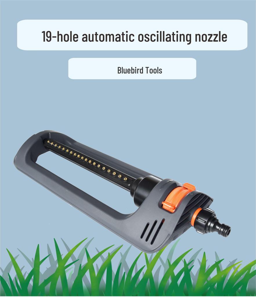 19-Hole Irrigation Sprinkler for Garden and Vegetable Watering