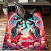 1PC Custom Name Love Turtles Heart Candles Theme Floor Mat Ideal for Living Room, Game Rooms, Office, Bedroom, Floor Mat Playful Design