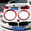 1 Piece Front and Rear Logos 82mm/74mm Front and Rear Badge Decorative Rings Suitable for 3 Series 5 Series 320LI 520LI